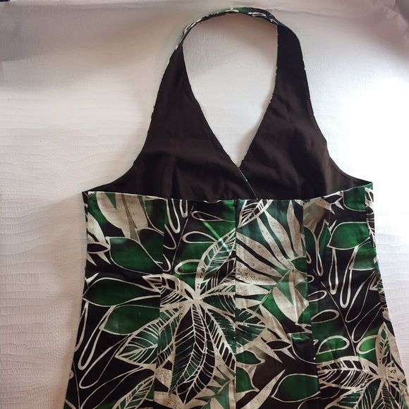 Jones New York Backless Green Dress.1876 - Picture 3 of 4